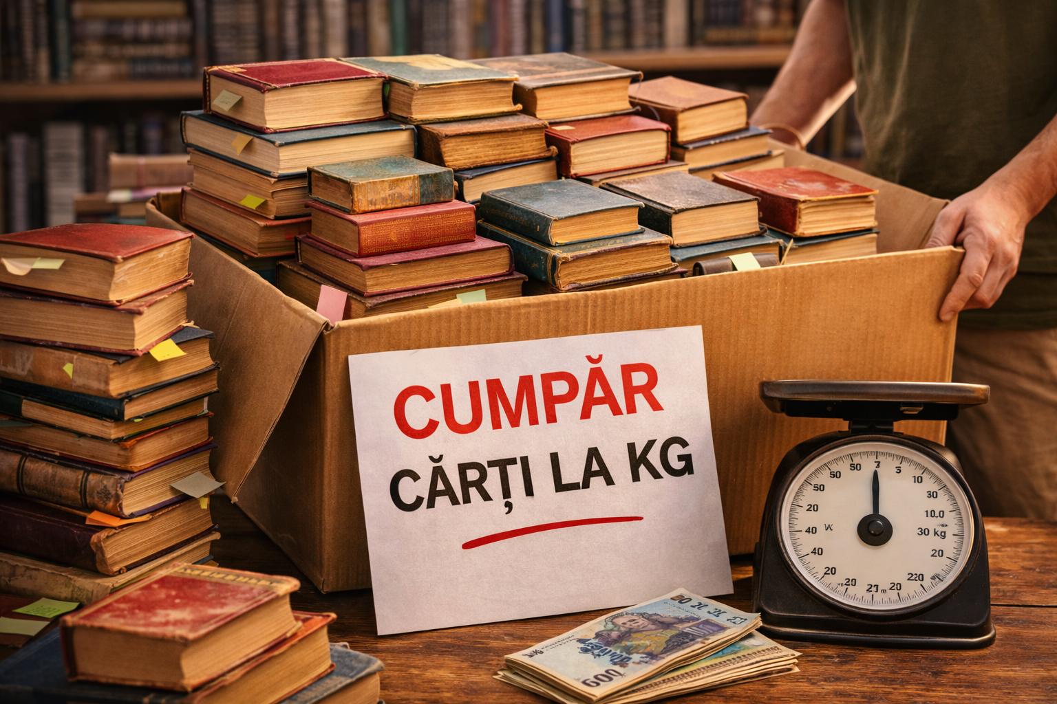 Când luăm în considerare anunțul „cumpăr cărți la kg”
